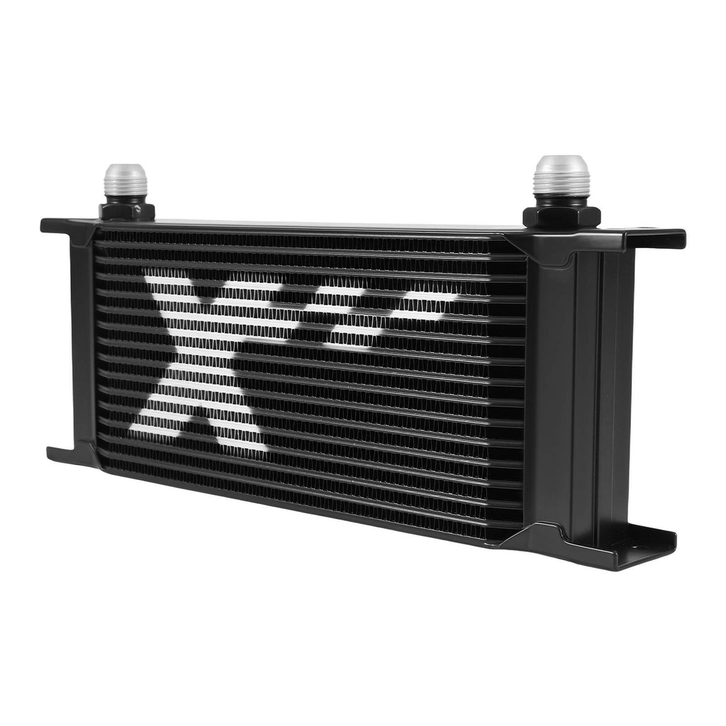 16 Reihen Ölkühler Universal Aluminium Transmission Cooler AN-10 8AN 6AN Adapter