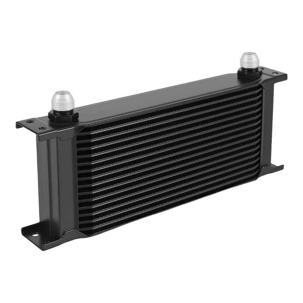 16 Reihen Ölkühler Universal Aluminium Transmission Cooler AN-10 8AN 6AN Adapter
