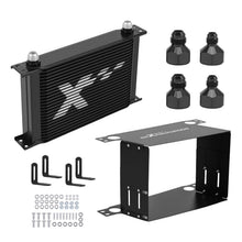 Laden Sie das Bild in den Galerie-Viewer, 25 Row Ölkühler Kit Universal Aluminium AN-10 mit Adapter und Luftleit-Kit