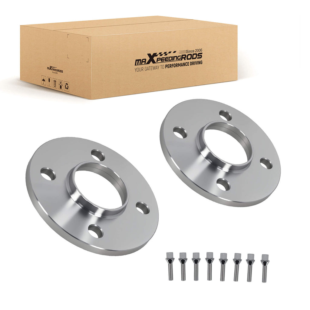 10mm Spurverbreiterung 4x108 kompatibel für Peugeot 65.1mm Zentrierbohrung Alu M12x1.25