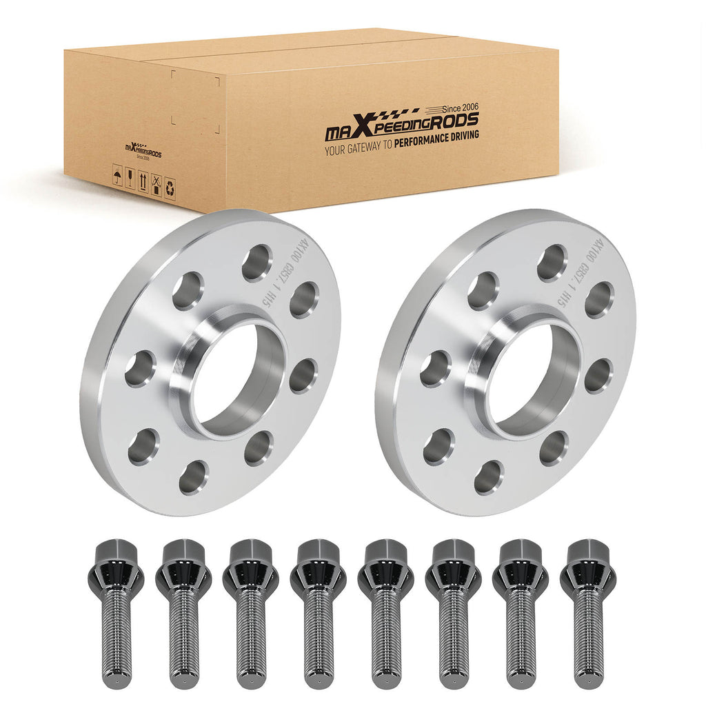 2x Alu Distanzscheibe 15mm kompatibel für BMW E30 E21 E10 E20 Z1 4x100 57,1mm Spurplatten