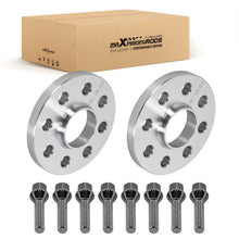 Laden Sie das Bild in den Galerie-Viewer, 2x Alu Distanzscheibe 15mm kompatibel für BMW E30 E21 E10 E20 Z1 4x100 57,1mm Spurplatten