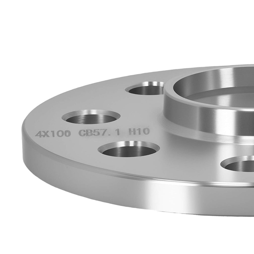 2x Distanzscheiben 10mm kompatibel für VW Golf 4x100 57.1mm CB Alu Spurplatten Kit