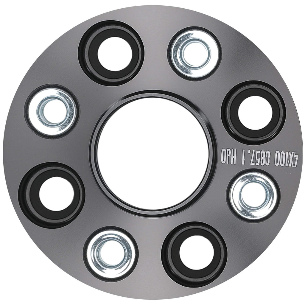 20mm Radspacer Distanzscheiben kompatibel für VW Golf Jetta Polo 4x100 M12x1.5 Alulegierung