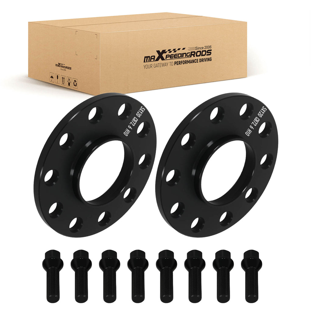 2x 10mm Distanzscheibe kompatibel für BMW M3 F80 M4 F82 F83 2014-2020 5x120 M14x1,25