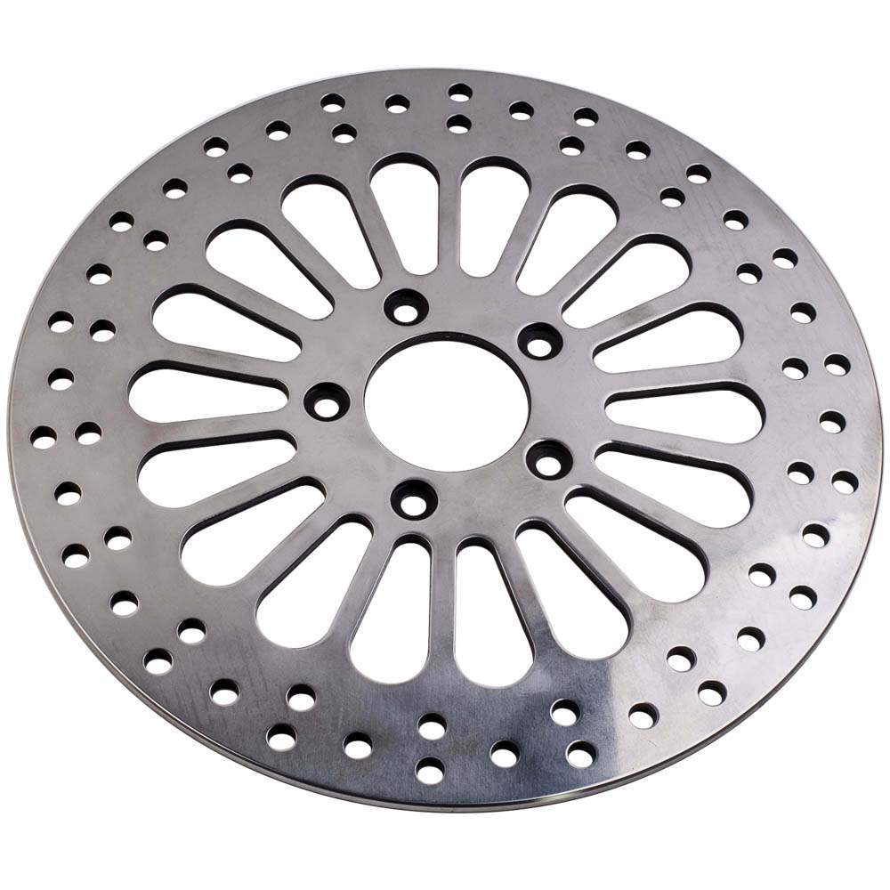 Bremsscheibe Polished Front 11.8 Disc Drilled Brake Rotor Für Harleytouring 2008-2013