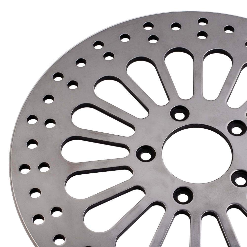Bremsscheibe Polished Front 11.8 Disc Drilled Brake Rotor Für Harleytouring 2008-2013