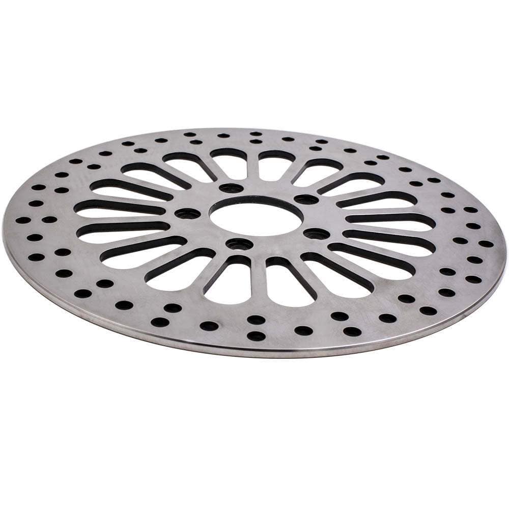 Bremsscheibe Polished Front 11.8 Disc Drilled Brake Rotor Für Harleytouring 2008-2013