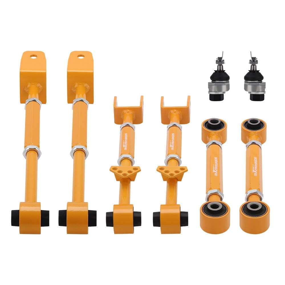 Fahrsystem Kugelgelenk vorne + Sturz Querlenker hinten Toe Kit kompatibel für Honda Accord Modelle 2008-2013