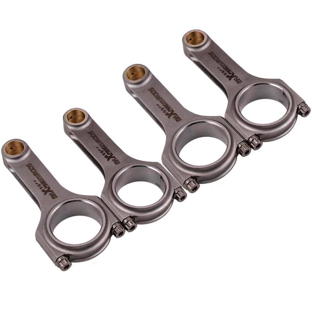 Für BMW Pleuel H-Schaft Pleuel für BMW E34 M5 3.8L Turbo Conrods Connecting rods ARP Schrauben