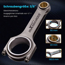 Laden Sie das Bild in den Galerie-Viewer, Für Subaru Pleuel H-Schaft Pleuel für Subaru Impreza WRX STI Legacy Turbo EJ20 130,5mm ARP NEU DE