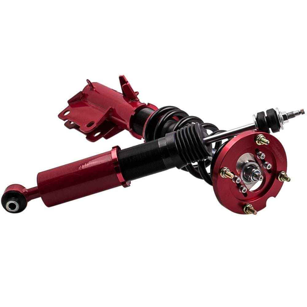 Gewindefahrwerke Coilovers Gewindefahrwerk härteverstellbar für Ford Mustang S197 2005-2014 Rot