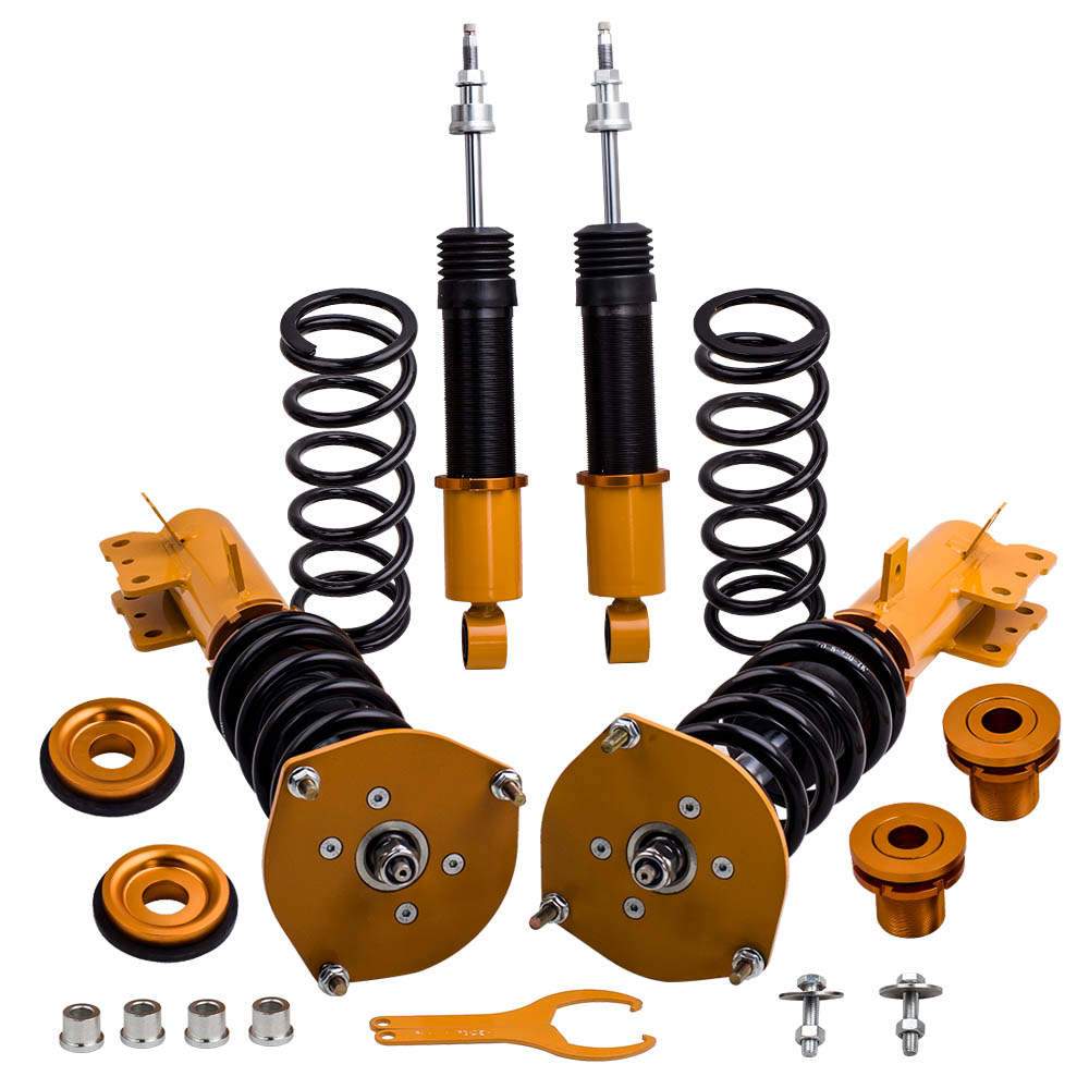 Gewindefahrwerke Gewindefahrwerk Stoßdämpfer verstellbar für Volvo S70 C70 Domlager Kit