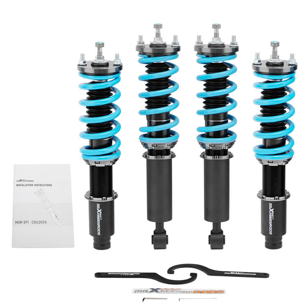 Gewindefahrwerke Höhe und Dämpfer einstellbar Coilover Suspension Kit kompatibel für Honda CR-V 1996-2001 1st Gen