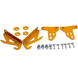 Halterungen montieren Schnellspanner Frontstoßstange Wind Splitter Bracket Für Honda Civic Halterung