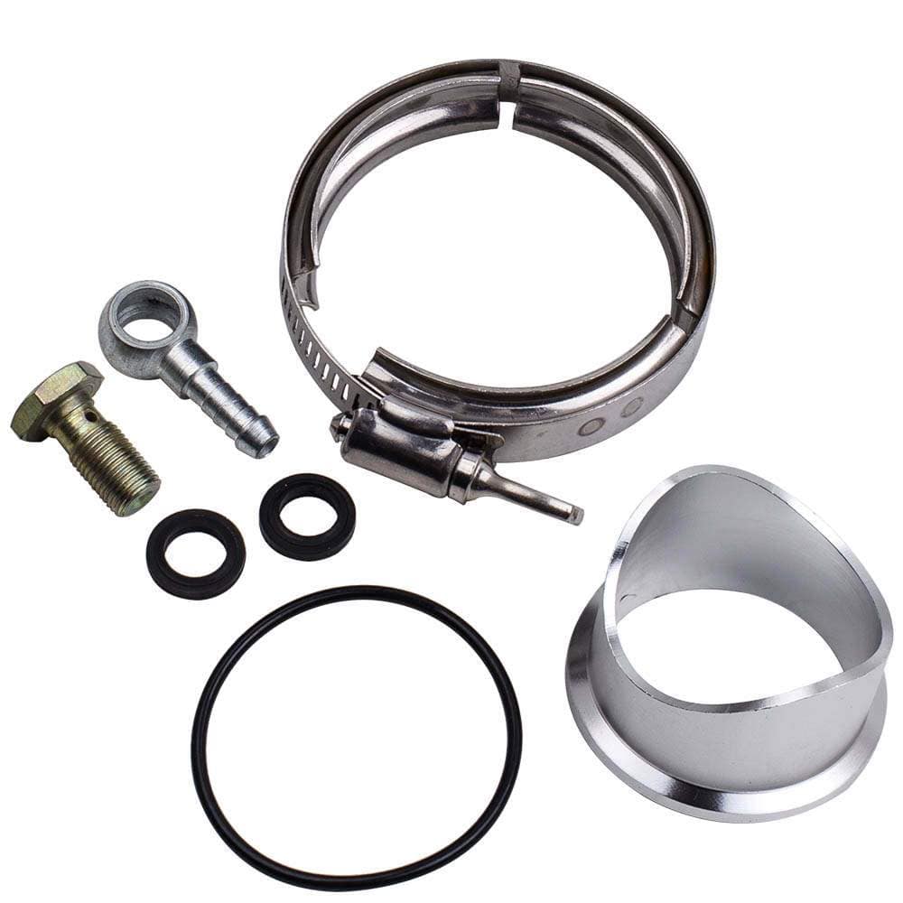 Heizungsgebläsemotor Universel 50 mm NOIR V Band Turbo Booster Blow OFF BOV Dump Ventil + 2 Ressorts