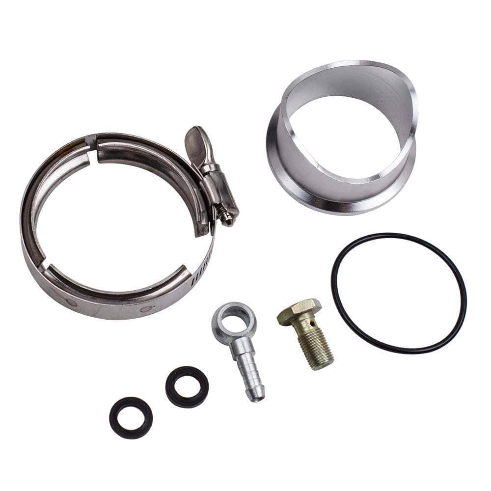 Heizungsgebläsemotor Universel 50 mm NOIR V Band Turbo Booster Blow OFF BOV Dump Ventil + 2 Ressorts