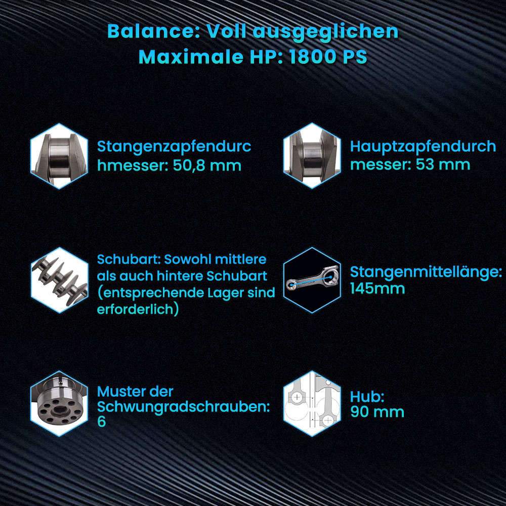 Kurbelwelle Für Fiat Coupe Lancia Delta Integrale EVO HF 2.0 16V Kurbelwelle Crankshaft Neu