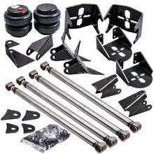 Laden Sie das Bild in den Galerie-Viewer, Lift Level Kit Universal Rear Triangulated 4 Link Kit Brackets 2500 lbs Luftbalg Air ride bag