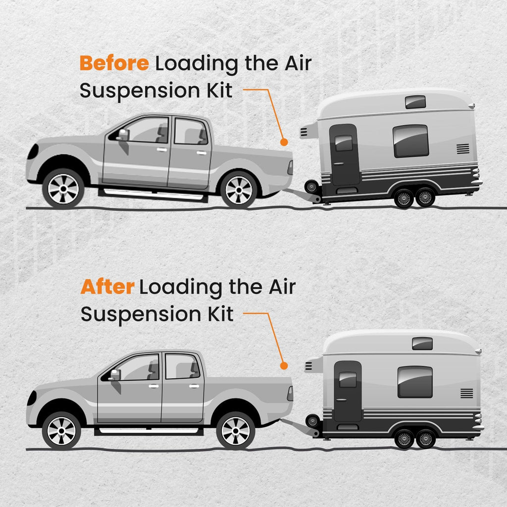 Lift Level Kit Universal Rear Triangulated 4 Link Kit Brackets 2500 lbs Luftbalg Air ride bag