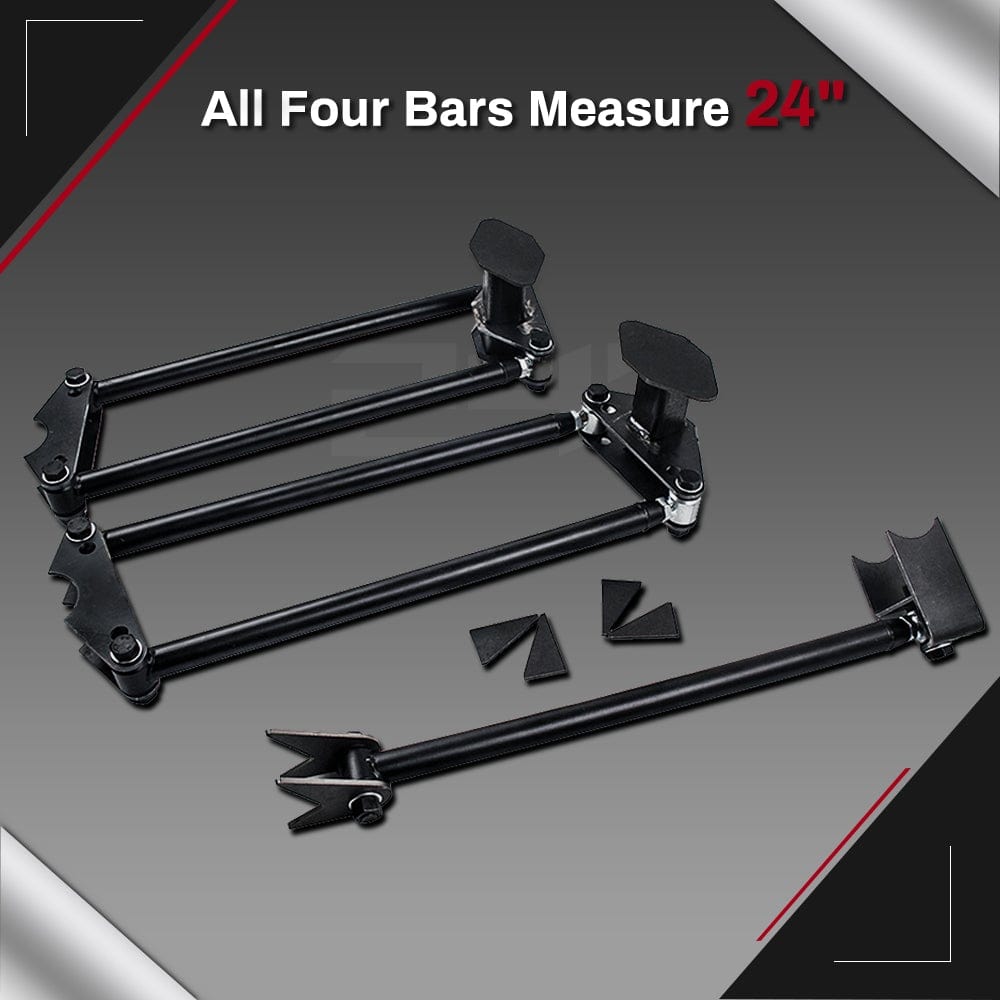 Lift Level Kit Universal Weld-On Parallel 4-Link Suspension Kit mit 24  zollStangen hinten Hinten