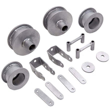 Laden Sie das Bild in den Galerie-Viewer, Lift Level Kit 2 Vorne + 1,5 Hinten Höherlegungssatz Level Lift Kit kompatibel für Jeep Wrangler JK