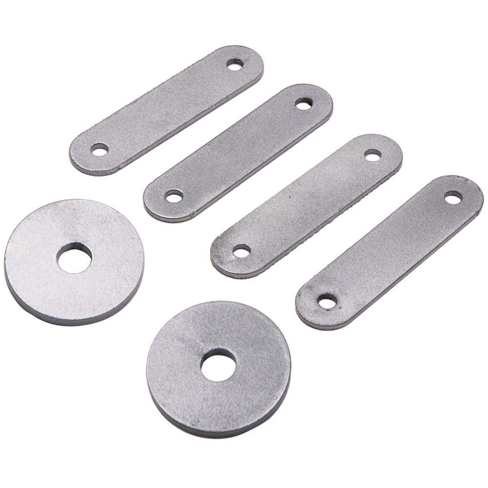 Lift Level Kit 2 Vorne + 1,5 Hinten Höherlegungssatz Level Lift Kit kompatibel für Jeep Wrangler JK