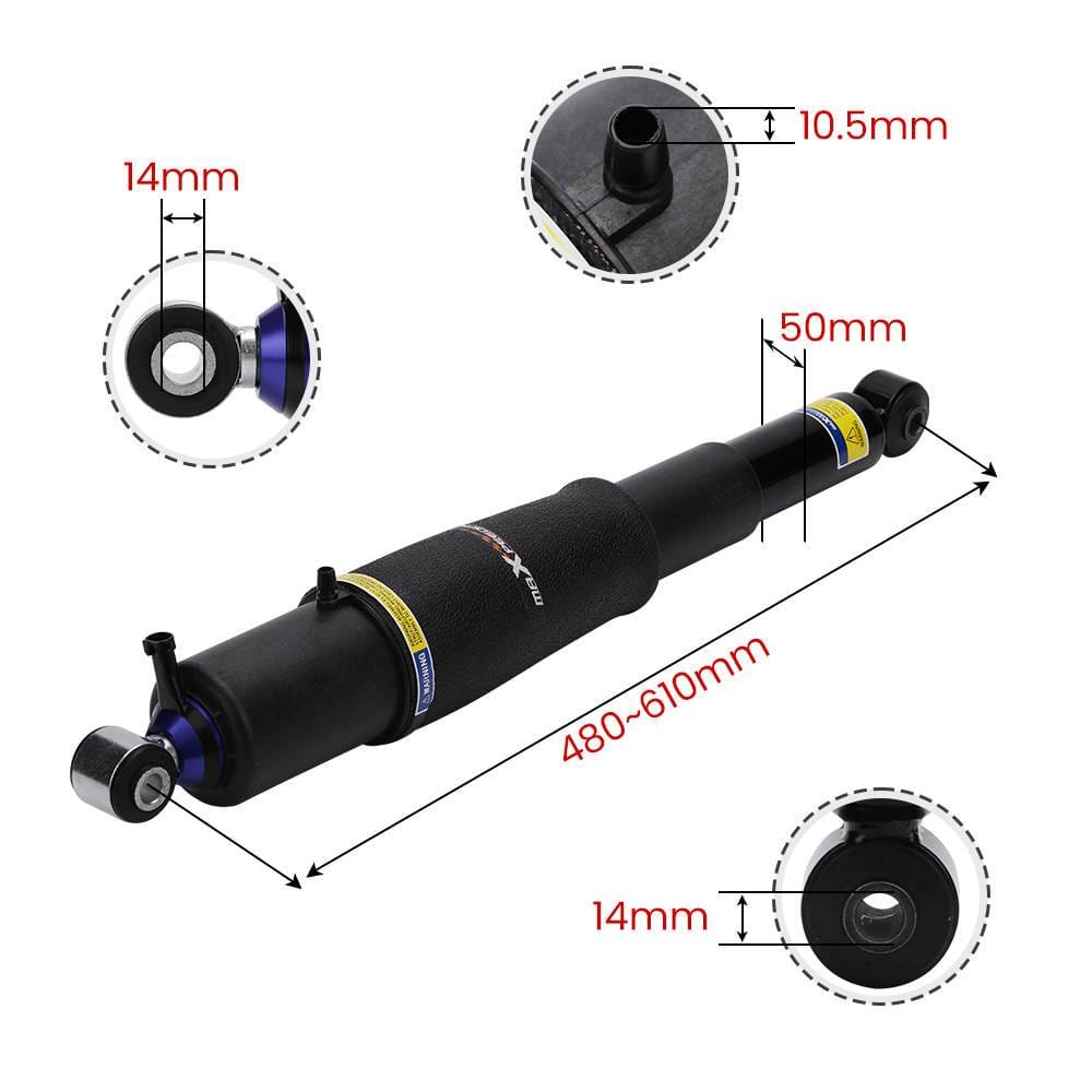 Luftfederung maXpeedingrods Paar Hinten Federbein Stoßdämpfer kompatibel für CHEVY GMC Cadillac Escalade