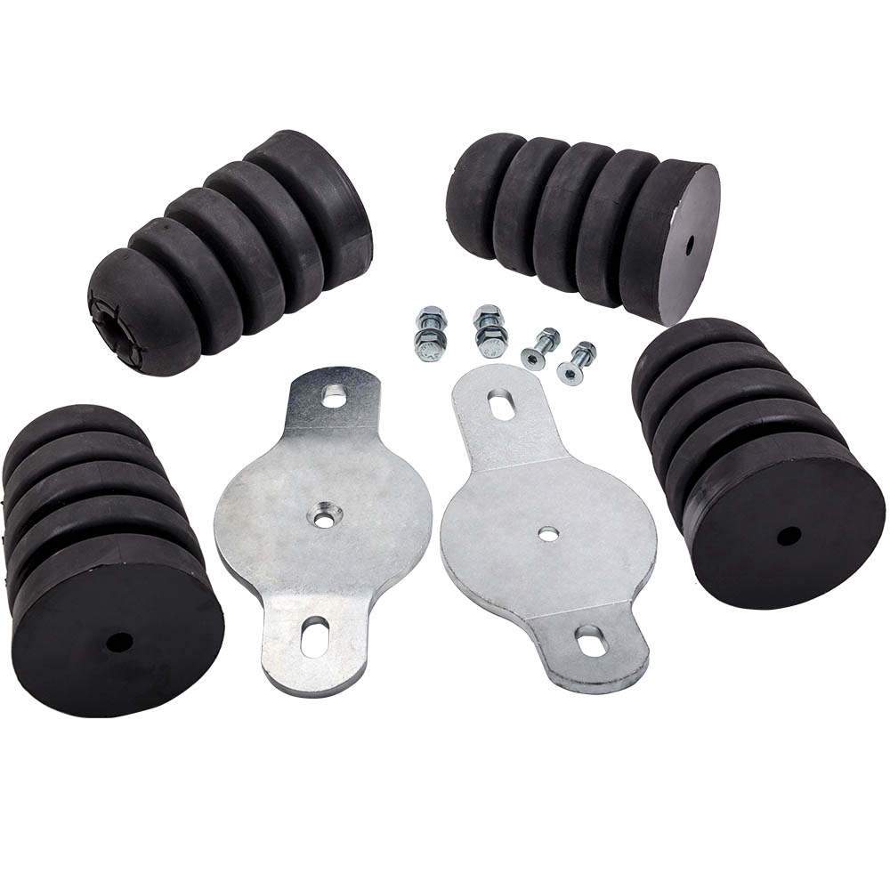 New Extended Bump stop kit front and rear with brackets fits Nissan Patrol GQ GU