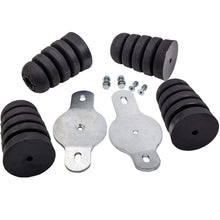 Laden Sie das Bild in den Galerie-Viewer, New Extended Bump stop kit front and rear with brackets fits Nissan Patrol GQ GU