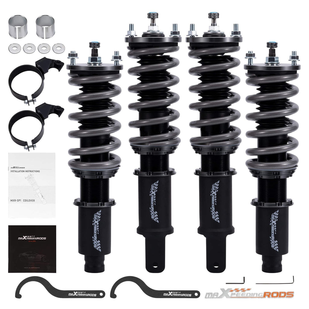 New maXpeedingrods Gewindefahrwerk kompatibel für Honda Civic ED2 ED3 ED4 ED6 ED7 EC8 EE9 EG1