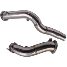 Laden Sie das Bild in den Galerie-Viewer, New Edelstahl Downpipe Hosenrohr Katersatz für BMW 3er Serie M3  F80 317 KW 4er Serie M4 F82 F83 317 KW / 368KW