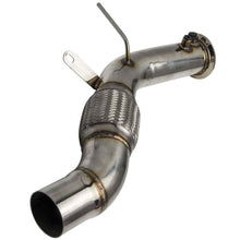 Laden Sie das Bild in den Galerie-Viewer, New Edelstahl Downpipe 76mm 3 Zoll für BMW 5er F07 F10 F11 525d 530d 535d N57