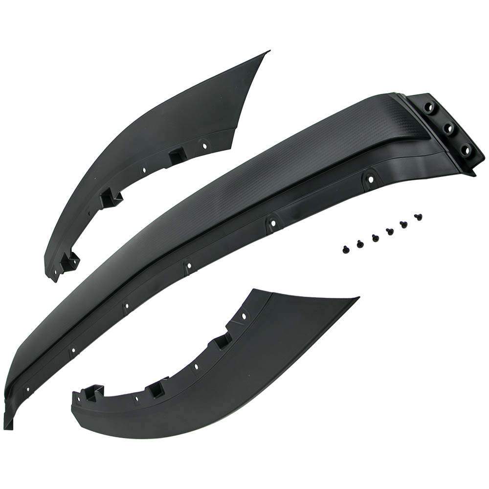 New 3 STÜCKE Untere Vornschürze Lippenspoiler Splitter kompatibel für Ford Mustang 2013- 2014