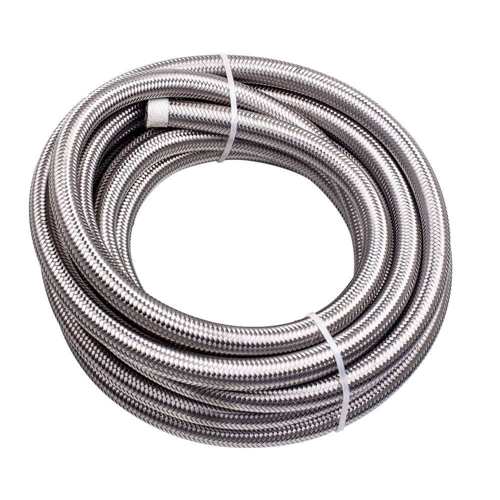 New AN10 AN-10 Braided PTFE E85 Ethanol Oil Gas Line Fuel Hose10 Pieces End Fitting