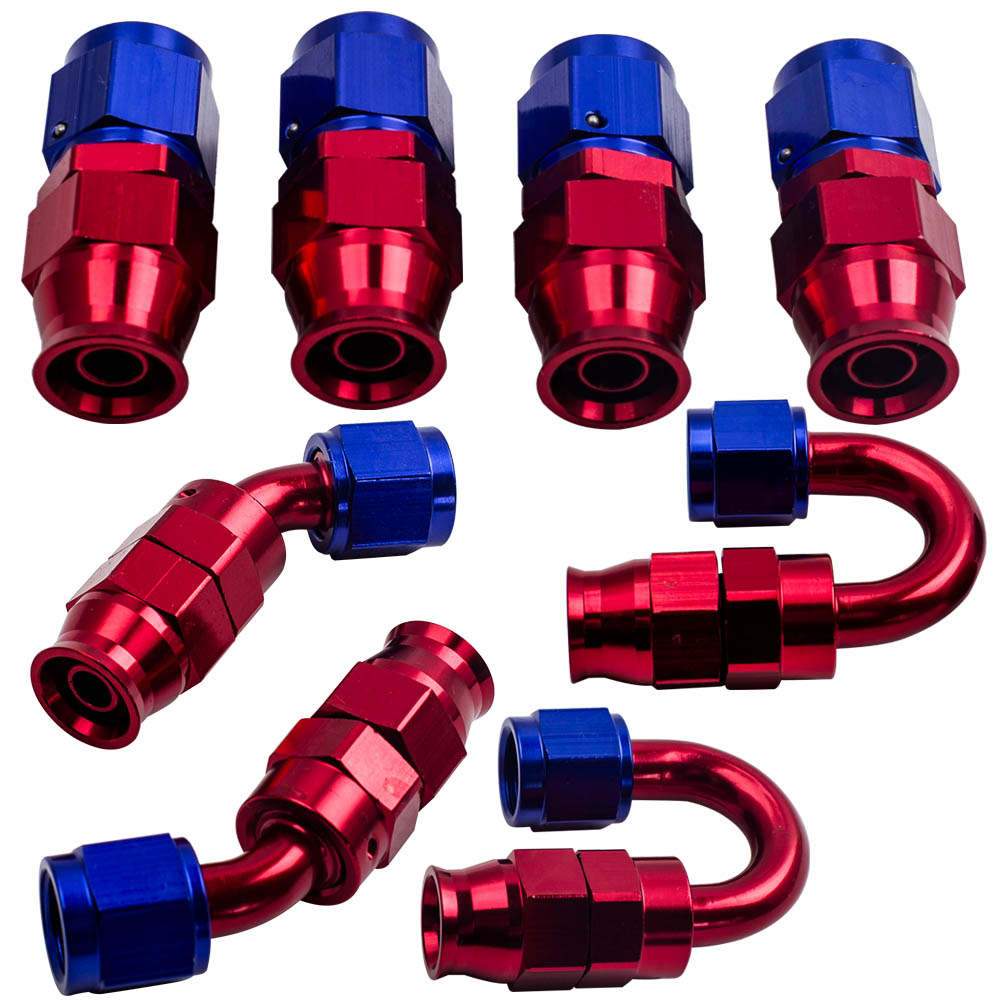 AN6 JIC 90-Degree Swivel Fitting – For Fuel / Oil Cooler Braided Hose Lines (Universal)