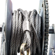 Laden Sie das Bild in den Galerie-Viewer, New Profi Seilwinde Handwinde mit Drahtseil 1500 kg 10 Meter Winde PKW Anhänger