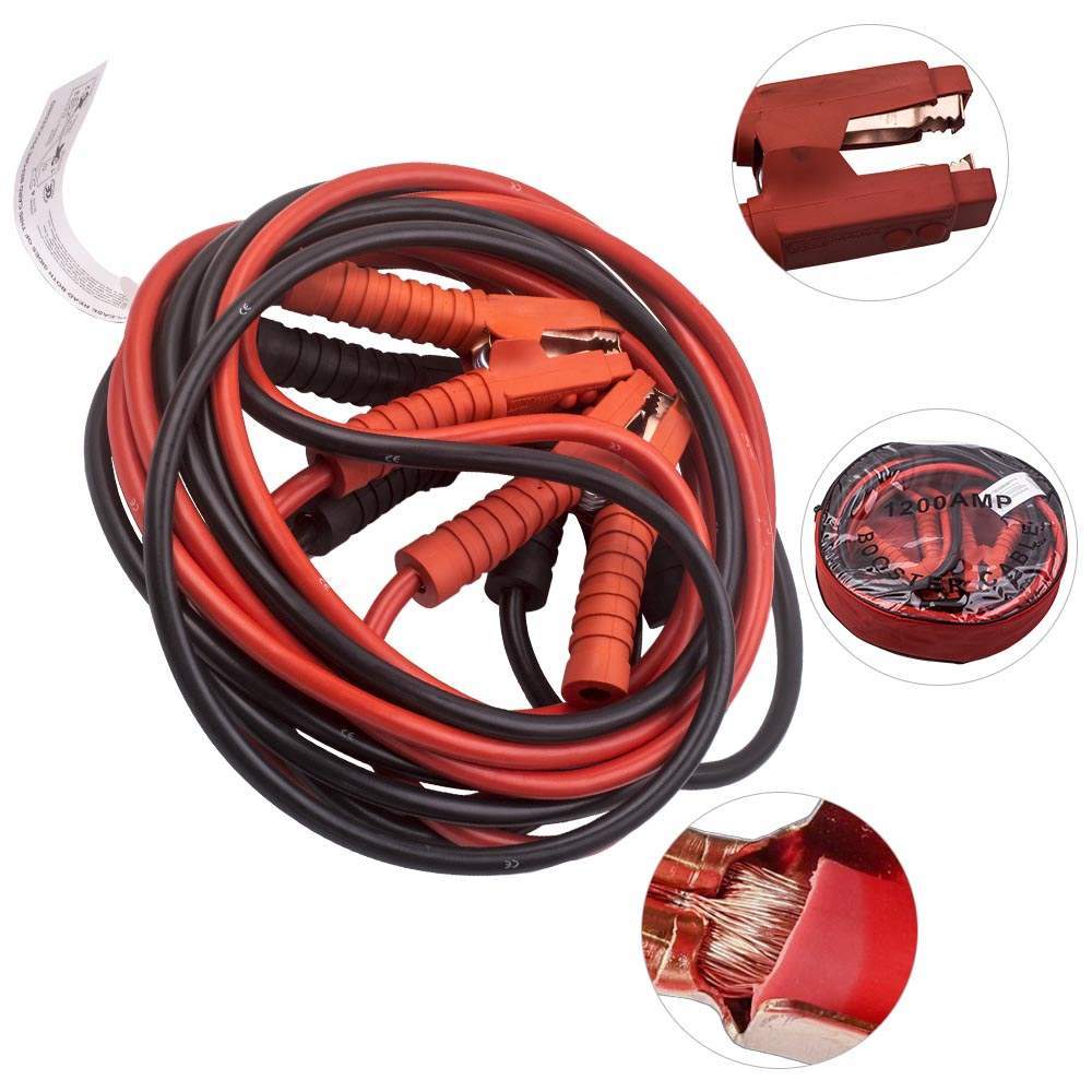 New Starthilfekabel Überbrückungskabel Starterkabel PKW LKW 1200 Amp 6 Meter