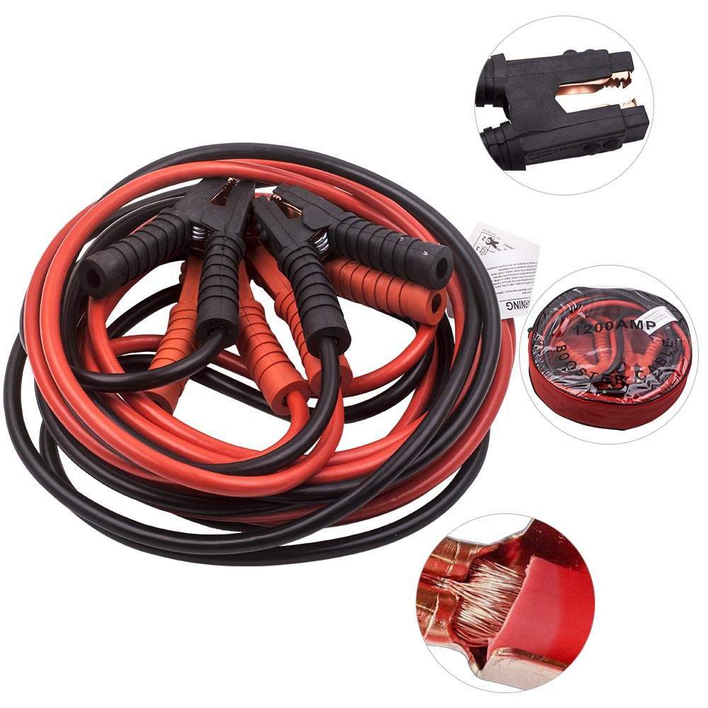 New Starthilfekabel Überbrückungskabel Starterkabel PKW LKW 1200 Amp 6 Meter