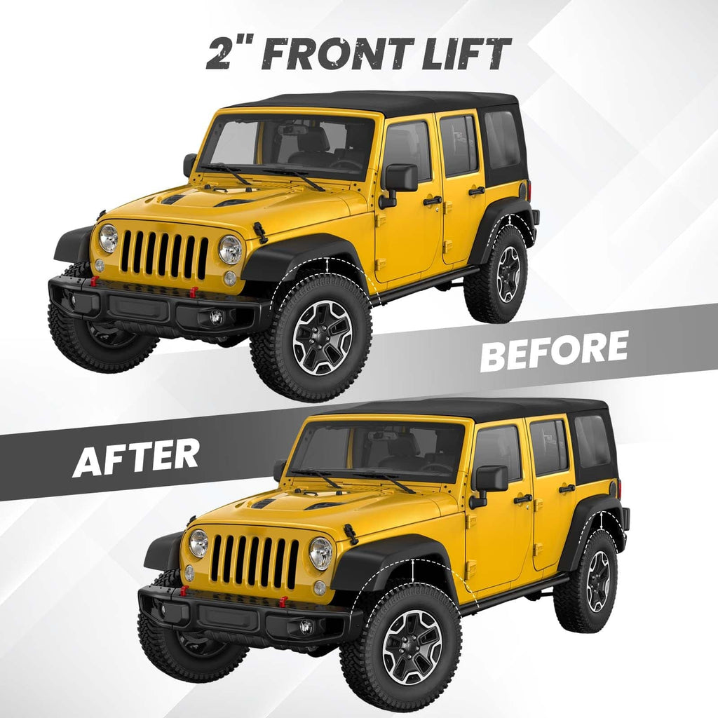 New Höherlegungskit 2,5 zoll vorne Leveling Lift Kit für Jeep Liberty KJ KK Dodge Nitro