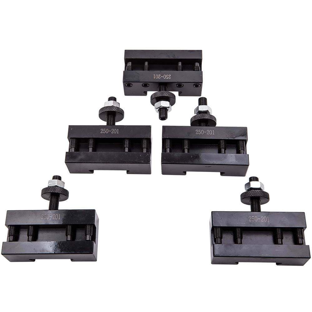 New 5 Pcs Dreh- und Verkleidungshalter Schnellwechsel-Werkzeughalter Kit 250-201