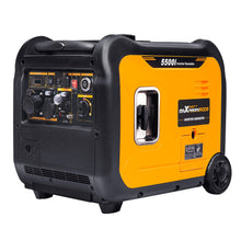 Laden Sie das Bild in den Galerie-Viewer, New 5500-Watt-Gasbetriebener tragbarer Inverter-Generator Ultra Lightweight