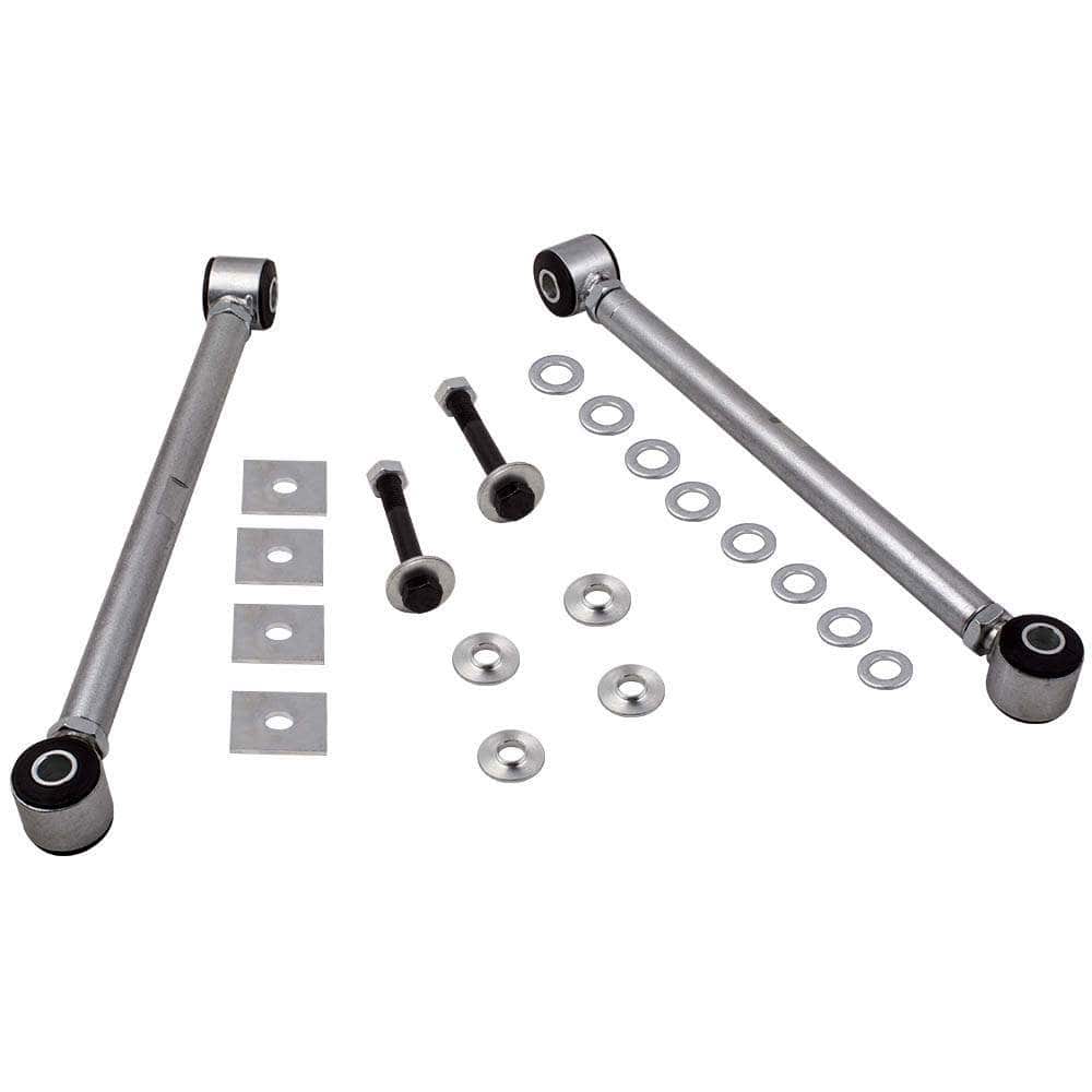 New Adjustable Pair Rear Strut Rods Kit w/ Bushings for Chevrolet Corvette 1963-1979