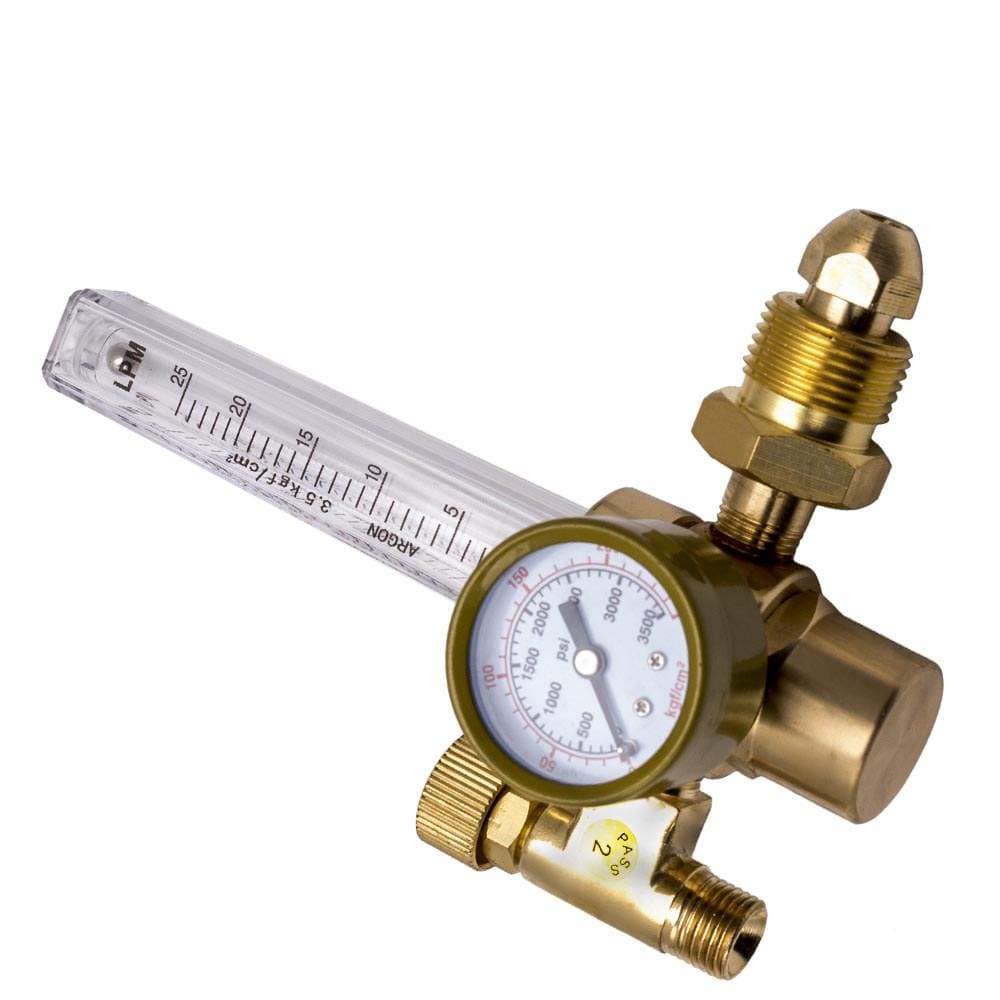 New Argon CO2 Druckgas Mig Tig Durchflussmesser Regler Schweißen Schweißgerät 3500 PSI