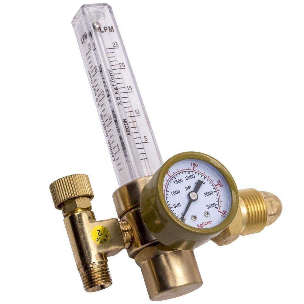 New Argon CO2 Druckgas Mig Tig Durchflussmesser Regler Schweißen Schweißgerät 3500 PSI