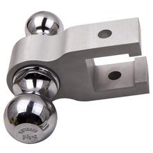 Laden Sie das Bild in den Galerie-Viewer, New 6&quot; Einstellbare Anhänger Drop Hitch 2&quot; Empfänger Dual Balls 2&quot; &amp; 2-5 16&quot; 5000LB
