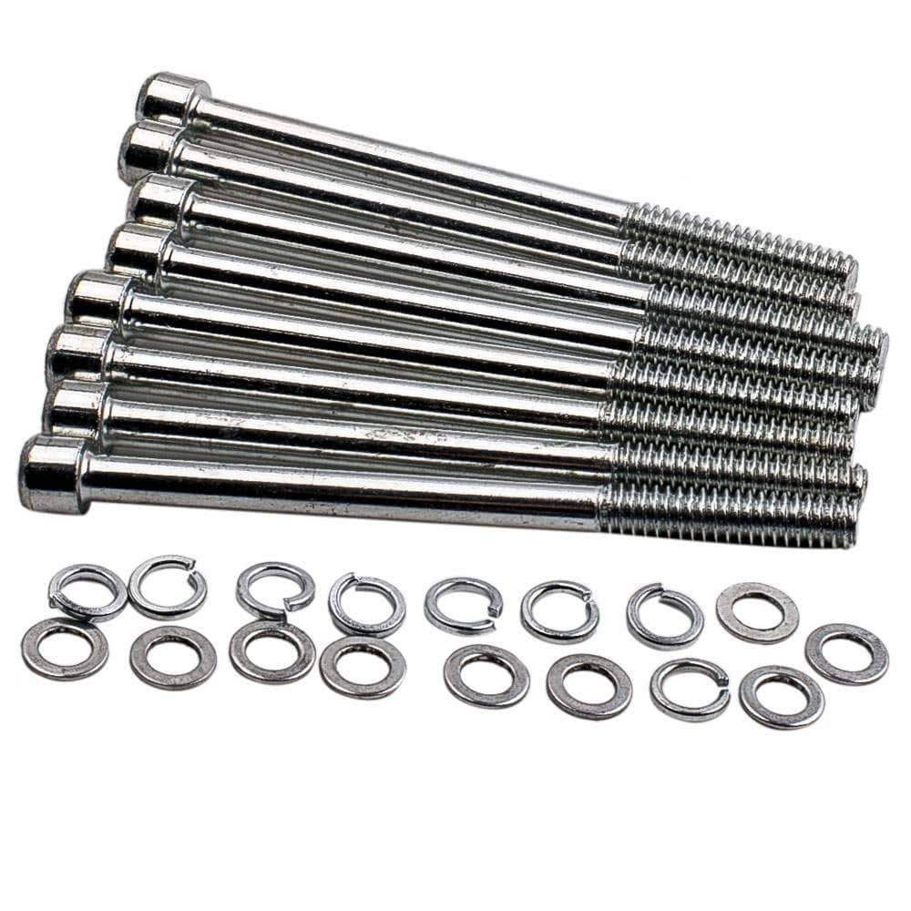 New Aluminium Ventilabdeckung für Chevy Small Block SBC 1958-1986 inkl. Schrauben