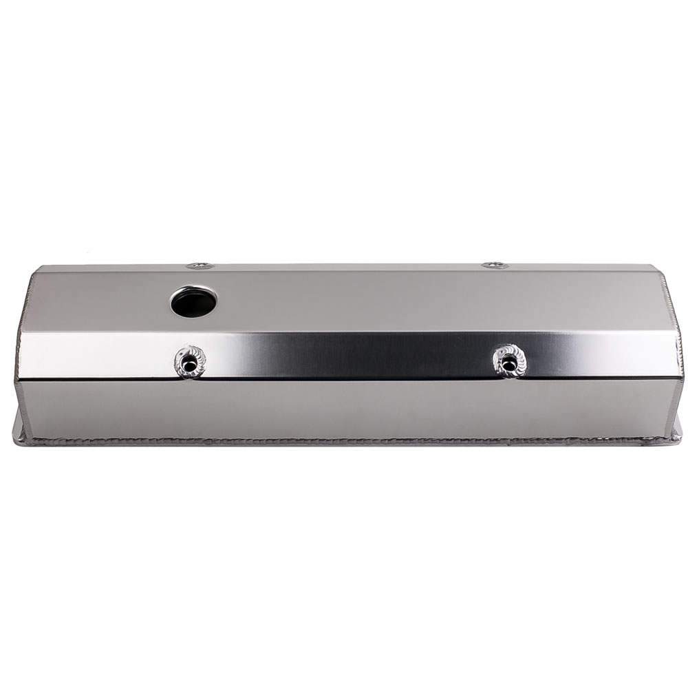 New Aluminium Ventilabdeckung für Chevy Small Block SBC 1958-1986 inkl. Schrauben