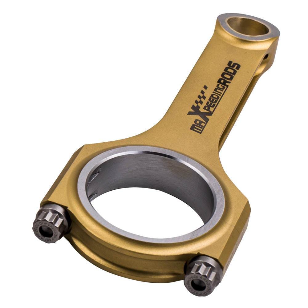 Pleuel Titanplattiert H-Schaft Pleuel für Audi S3 BAM AEB 144mm 20mm Connecting Rod ARP