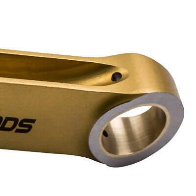 Pleuel Titanplattiert H-Schaft Pleuel für Audi S3 BAM AEB 144mm 20mm Connecting Rod ARP